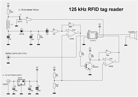 125khz rfid reader circuit diagram|handheld 125khz rfid reader writer.